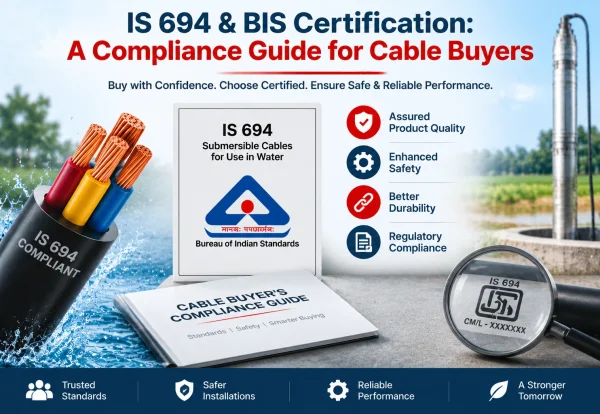 IS 694 BIS certification cable
